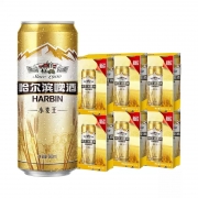 新哈尔滨啤酒18罐装 500ML 整箱